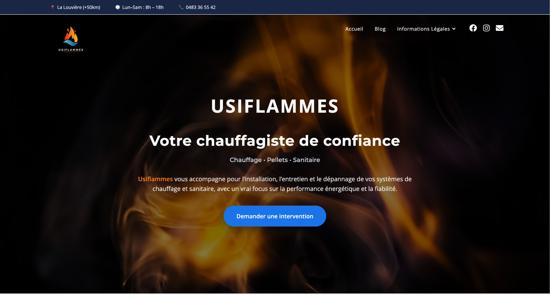 Site Web Usiflammes